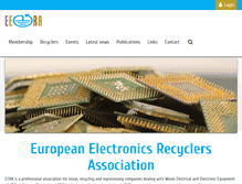 Tablet Screenshot of eera-recyclers.com